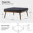 Anahli 36.25" W Genuine Leather Ottoman with Solid Wood Legs-1510453062