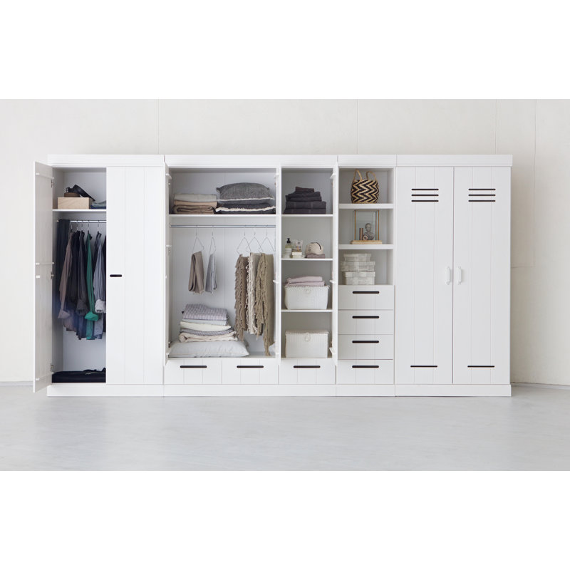 Cedric 2 Door Wood Wardrobe