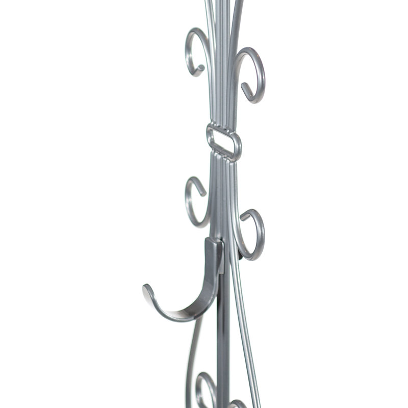 Cintre de couronne réglable pour porte - élégant, Argent