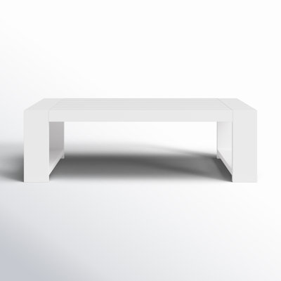 Hoyt 47.25” Outdoor Aluminum Coffee Table