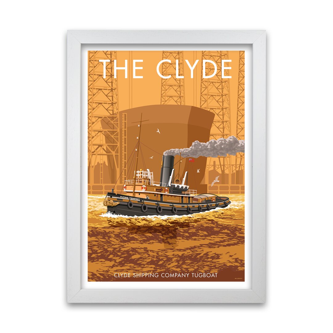 Poster Scotland River Clyde von Stephen Millership