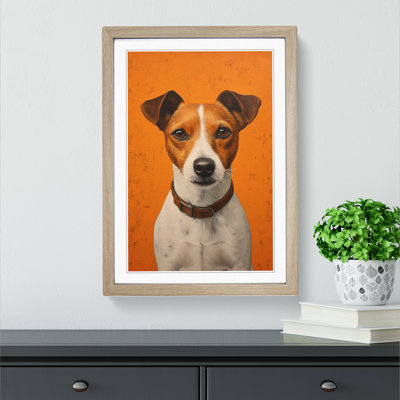 Jack Russell Contemporary - Framed Print