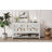 Elegant Retro Console Table/Storage Cabinet/Sideboard With Mirrored Doors-1097788166