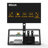 Multi-Function Angle And Height Adjustable Tempered Glass TV Stand With Swivel And Wire Management, Ideal For Modern Living Rooms