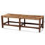 Banc en bois massif Dannilynn