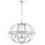 Venus 5 - Light Polished Chrome Crystal Pendant