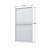 Purple Leaf Fixed Aluminum Shutter Wall For Louvered Pergola, White-102048476