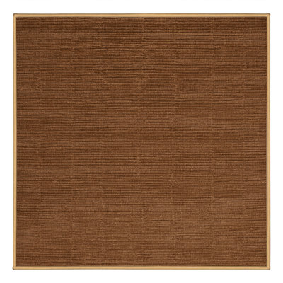 Machine Washable Solid Brown Area Rug
