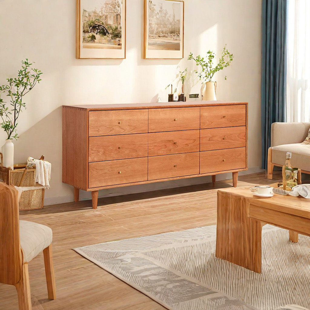 Dream Modern Simple Solid Wood Storage Porch Solid Wood