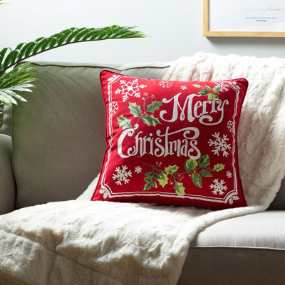  100% Polyester Throw Pillow Cover