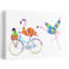 «Flamingo Adventure Modern Bird Dog», impression d'art mural-129712531
