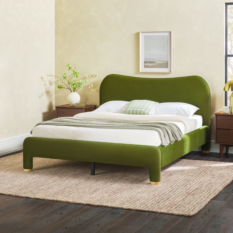 Lit tapissier Sitarski, Grand lit, Vert