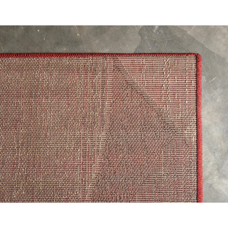 Tapis géométrique Alair, Tapis de couloir 2 pi 7 po x 12 pi