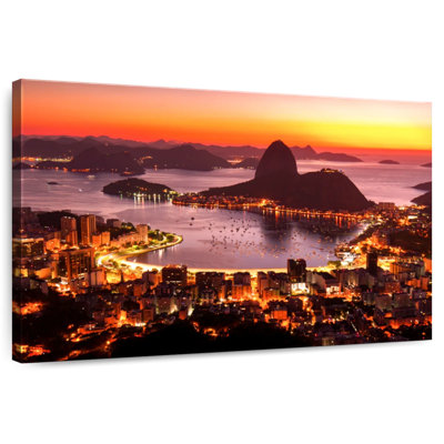 Harpa Rio De Janeiro Dusk