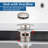 Bathroom Sink Stainless Steel Pop Up Drain With Overflow(2 Pcs)-112387336