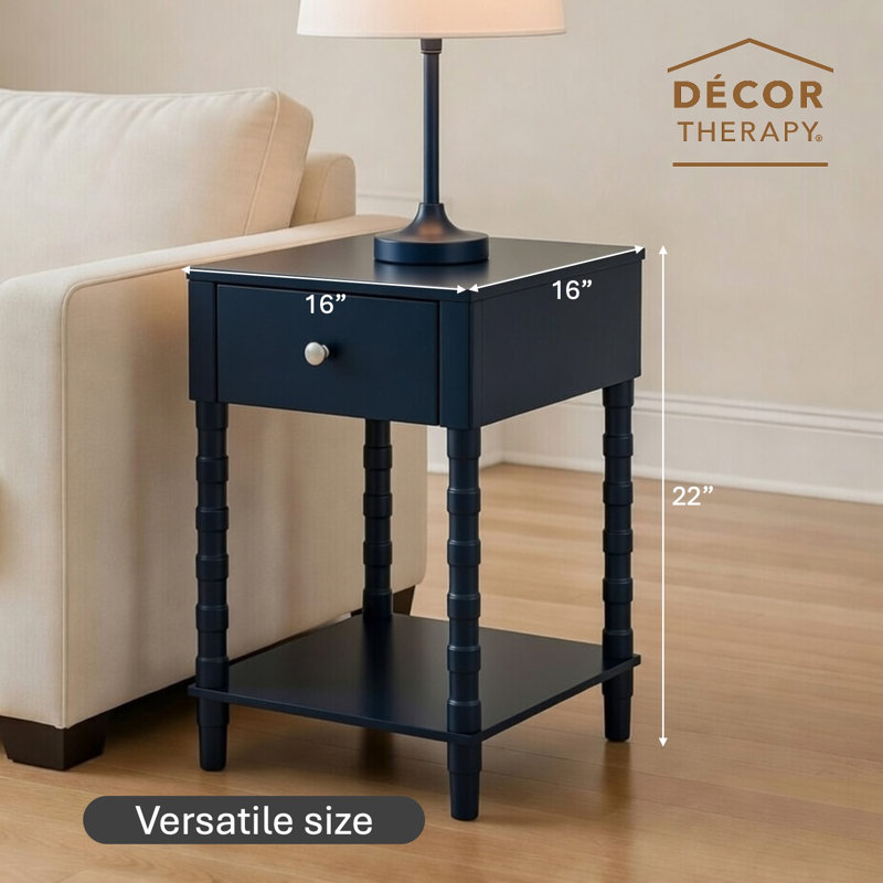  Table d'appoint Sterling Modern, Bleu