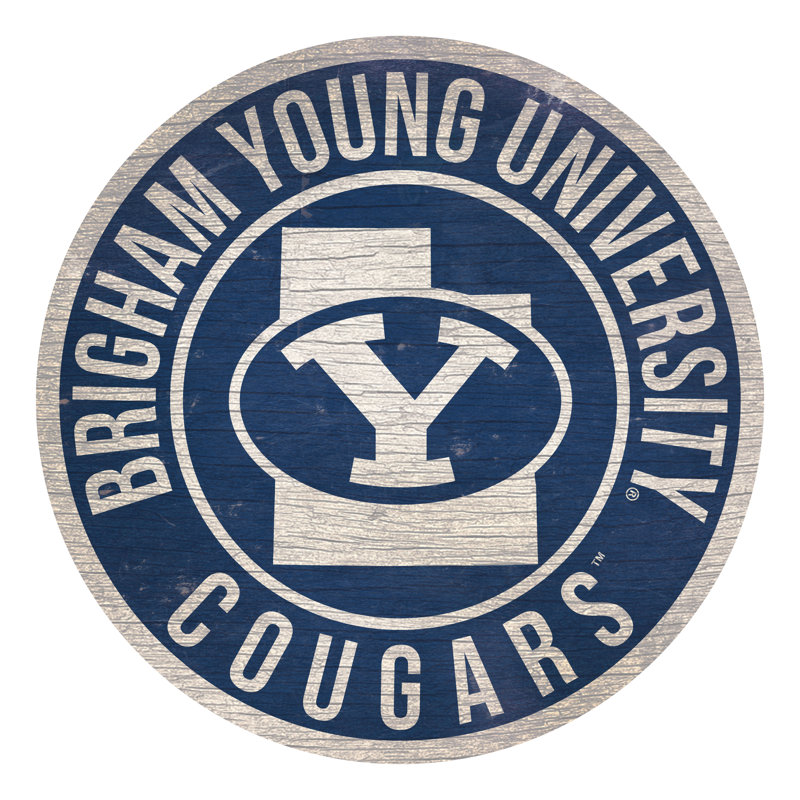 Ncaa, impression sur bois, Cougars de l'Université Brigham Young Byu