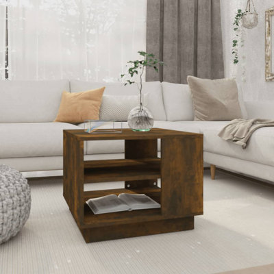 Coffee Table 55x55x43 cm Engineered Wood