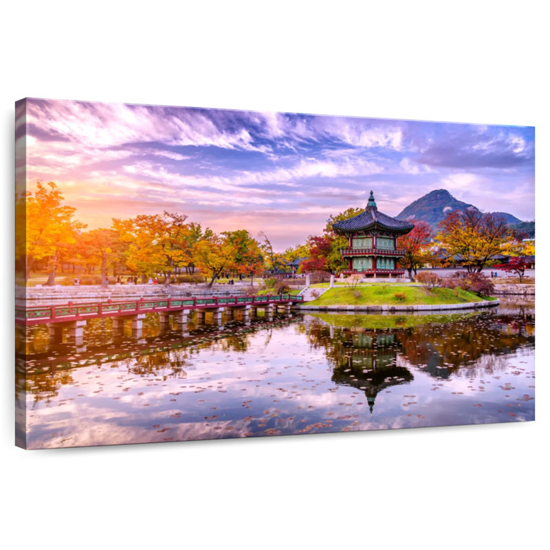Lilie Hyangwonjeong Pavilion, 24" H x 36" W