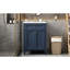 Meuble-lavabo 24 po avec 2 portes et tiroir coulissant, armoire de rangement pour salle de bain avec lavabo, portes à fermeture en douceur avec organisateurs-1905002792-1905002793