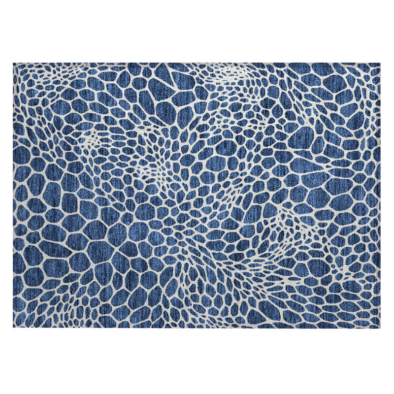 Colwart Geometric Indoor / Outdoor Rug, Rectangle 1'8" x 2'6"