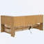 Lit de jour Charsie avec deux tiroirs de rangement, armoires de rangement et ports USB-734030865