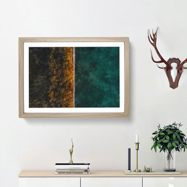 East Urban Home Forest by the River - Picture Frame Graphic Art Print ...