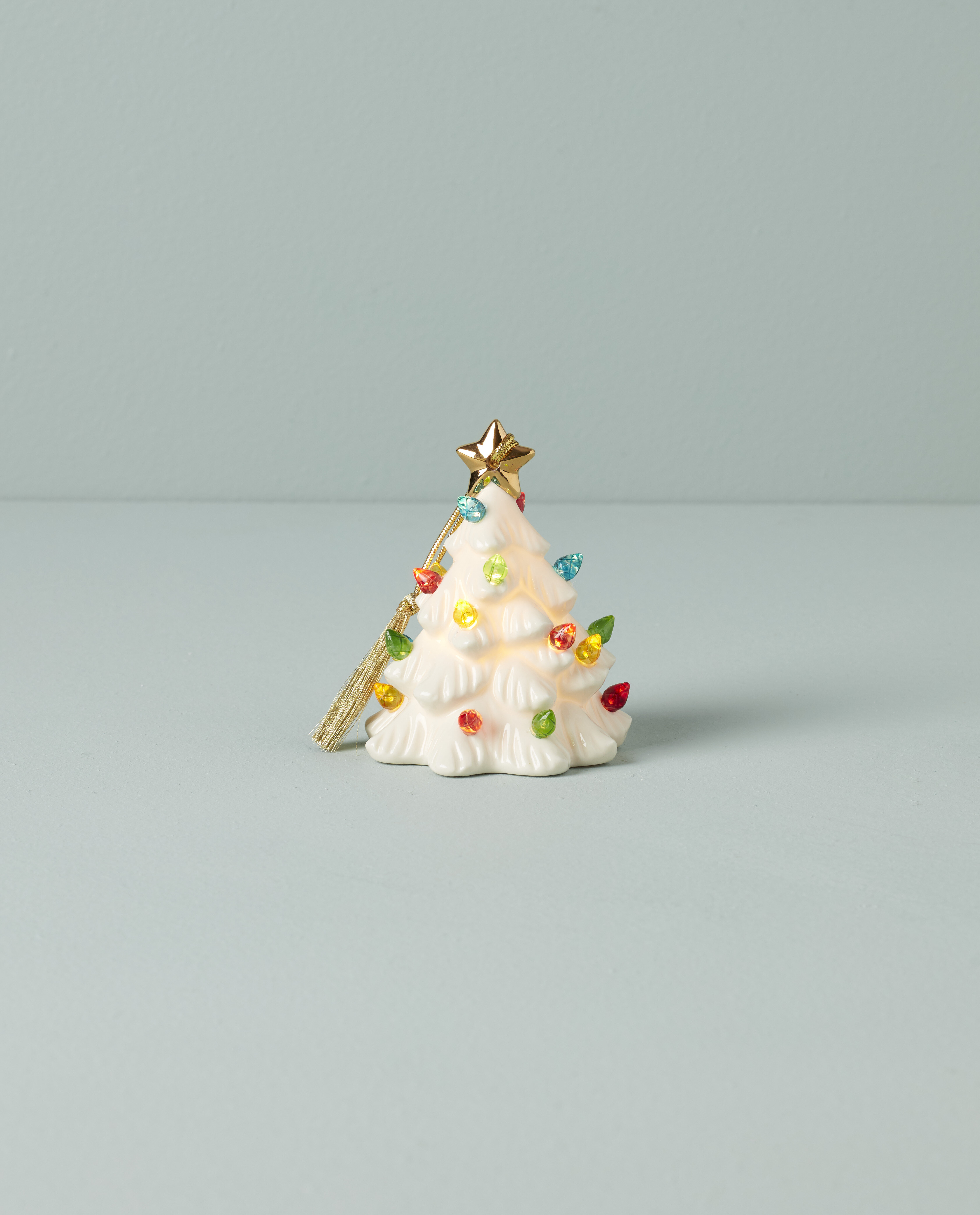 Lenox Treasured Traditions Light-up Tree Hanging Figurine Ornament ...