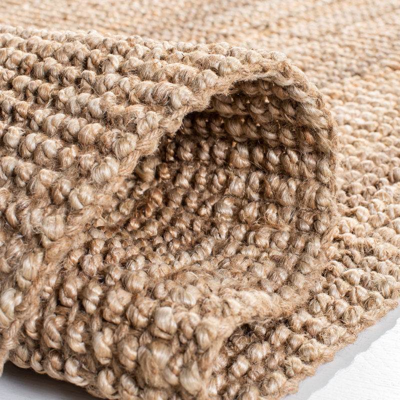 Lin Natural Fiber Hand Woven Jute Rug, Rectangle 11' x 15'