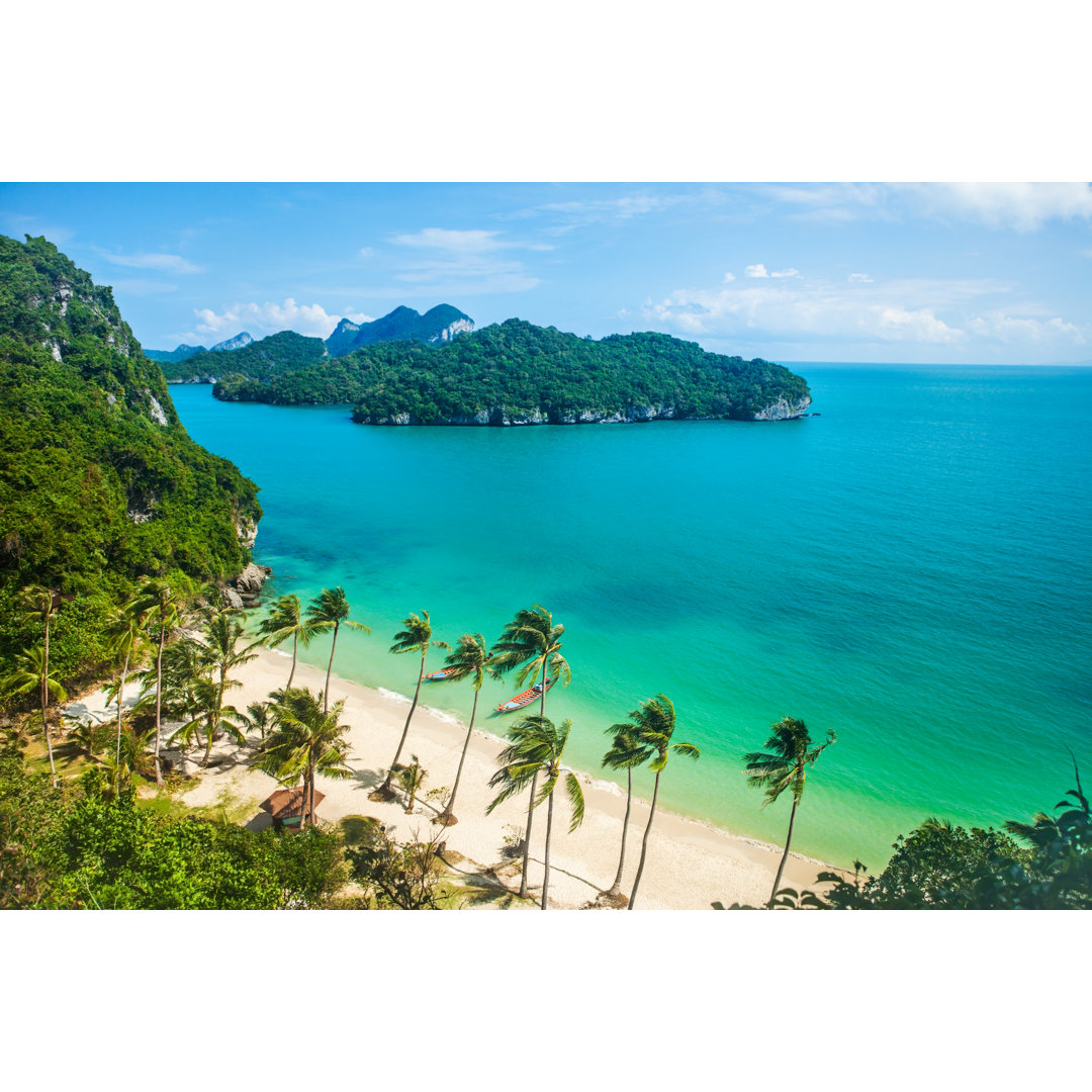 Leinwandbild Paradise Beach auf der Tropeninsel Ang Thong National Marine Park