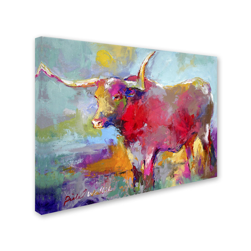 « art long », reproduction sur toile tendue, H 14 po x l 19 po