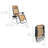 Nathen Zero Gravity Lounge Chair Recliners for Patio, Pool w/ Cup Holder Tray-315917368