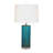 Modern Chevron Textured Table Lamp - 15" x 15" x 28"-92527120