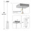 Lustre carré en cristal-129036986-129036987