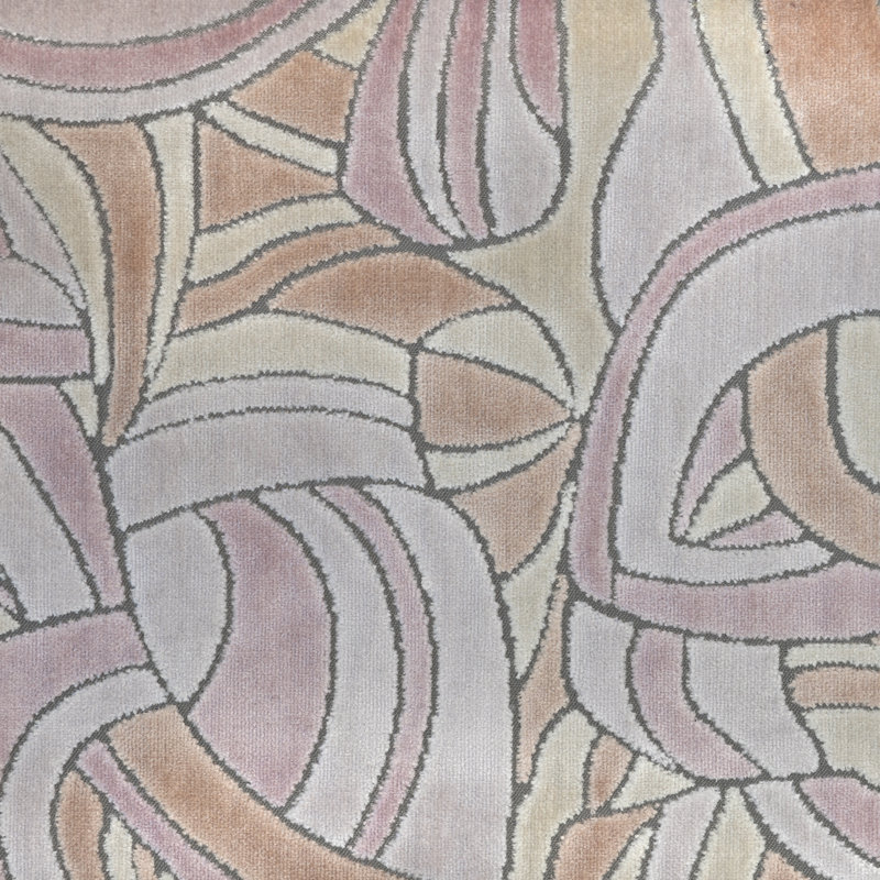Tissu d'ameublement en velours Brubeck, Luxuriant
