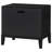 Mason Black Stylish 2-Drawer Nightstand