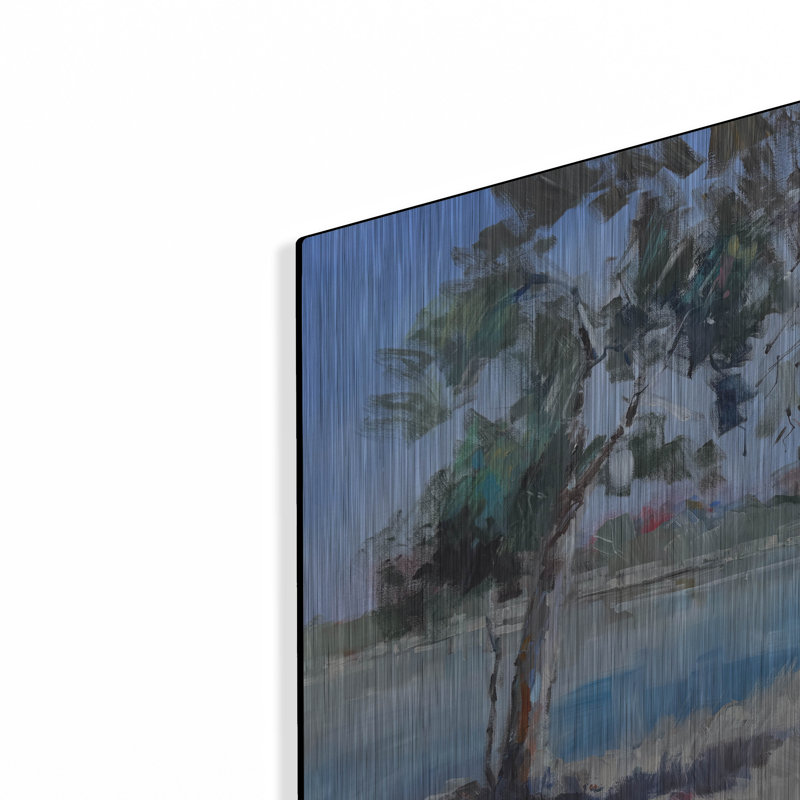  «River At Mildura» par Craig Trewin, art mural en métal, 16 po x 12 po, H 12 po x l 16 po