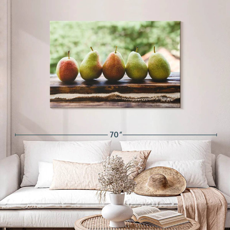 Yarlin Fresh Pear Fruits, 30" H x 45" W