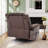 PU Leather Massage Recliner Chair Manual-1839246354