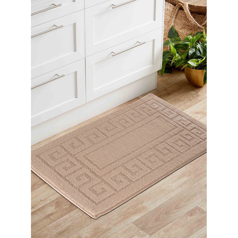 Millfield Non-Slip Indoor Doormat, Beige, 50cm W x 80cm L