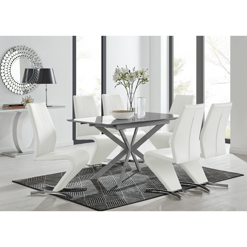 Eubanks Drop Leaf Dining Set, White