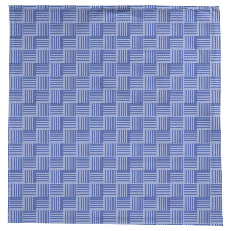 Rayures nattes classiques Nappe, bleu