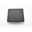Douche de plafond noire mate pour système de douche luxueux 16 po - Noir, conception hygiénique-124583788