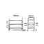 84cm H x 75cm W Dish, Glass & Flatware Rack
