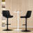 Faux Leather Swivel Adjustable Height Counter & Bar Stools-1878037610