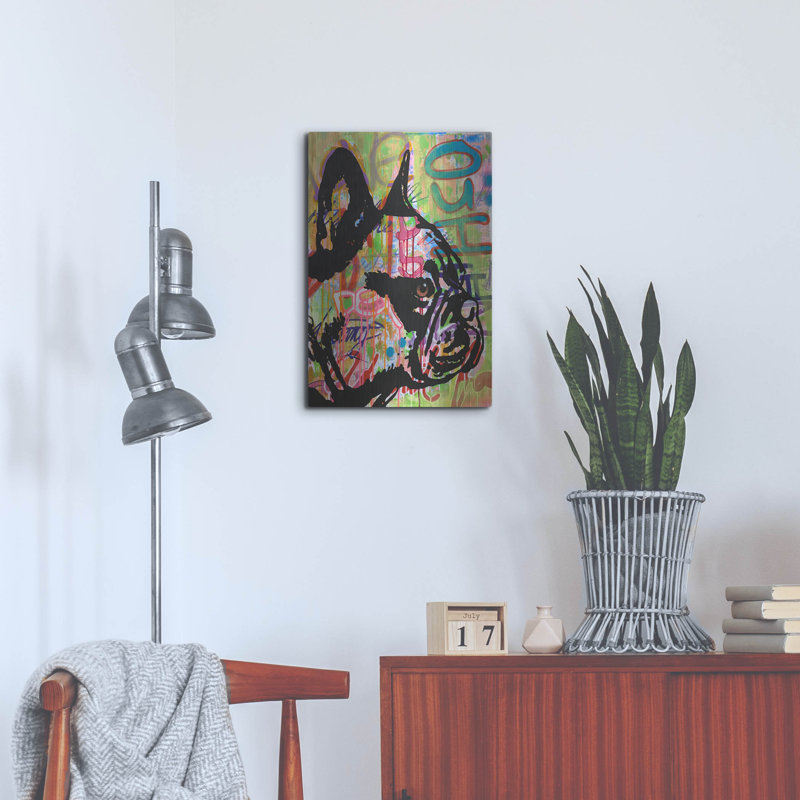 «Indelible Frenchie» par Dean Russo, H 24 po x l 16 po