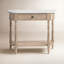 Danielle Marble 40" one- drawer Console Table-1037264149
