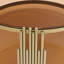 Table basse en verre avec tablette