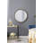 31.5" Round Pine Wood Mirror