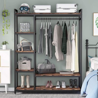 47.24'' Manufactured Wood Clothing Rack